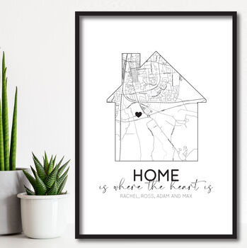 Personalised Our First Home, New House Gift Print, 3 of 3