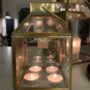 Auria Handmade Brass And Glass Lantern, thumbnail 3 of 7