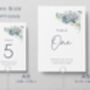 Wedding Table Numbers And Table Names Succulent Design, thumbnail 4 of 4