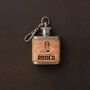 'Not My First Rodeo' Mini Cork Hip Flask Keyring | Celebration | Birthday, thumbnail 1 of 2