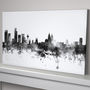 Liverpool Skyline Cityscape Black And White, thumbnail 2 of 5