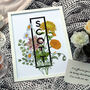 Personalised Birth Flowers Arrangement Name Print, thumbnail 1 of 5