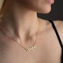 Sterling Silver Name Necklace, thumbnail 5 of 8