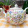 Two Cup Teapot In Mille Flleure Design, thumbnail 6 of 12