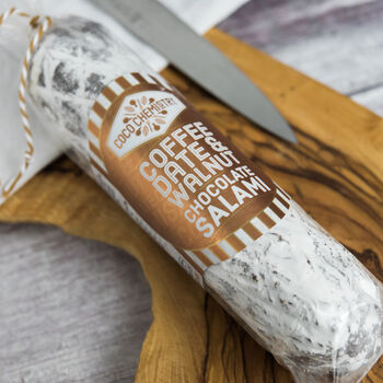 Coffee, Date And Walnut Chocolate Salami, 3 of 4