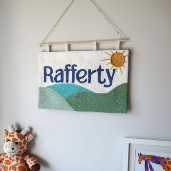 Personalised Landscape Name Banner, 4 of 4