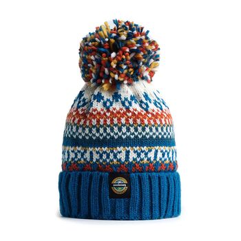 Fjord Nordic Knit Reflective Super Bobble Hat, 3 of 4