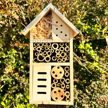Wood Insect Hotel And Bug Habitat For Garden, 5 of 8