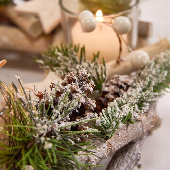 Nordic Star Wreath Candle Holder Centrepeice, 6 of 6