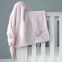Personalised Pink Sherpa Baby Blanket, thumbnail 3 of 8