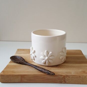 Milk Jug And Sugar Bowl Set With Wooden Spoon, 2 of 7