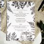 Woodland Fern Wedding Invitation Set, thumbnail 8 of 12
