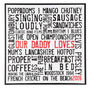 Personalised 'Loves' Typographic Artwork, thumbnail 11 of 12