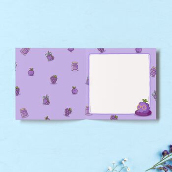 Grapes Card | Cute Greeting Cards, 2 of 4