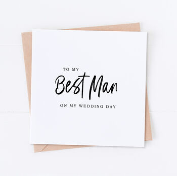 Page Boy Wedding Bridal Card, 3 of 5