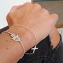 Personalised Sterling Silver Cross Bracelet, thumbnail 4 of 8