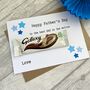 Happy Father's Day Dad/Daddy Galaxy Chocolate Card, thumbnail 2 of 2