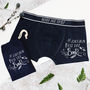 Personalised Groom's, Best Day Ever, Wedding Boxers, thumbnail 1 of 3