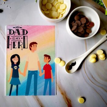 Personalised Father's Day Chocolate Diy Card, 2 of 7