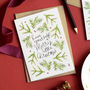 Merry Little Christmas Scandi Christmas Card, thumbnail 2 of 6