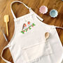 Personalised Robin Christmas Apron, thumbnail 4 of 8