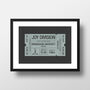 Personalised Concert / Gig Ticket Print, thumbnail 3 of 6