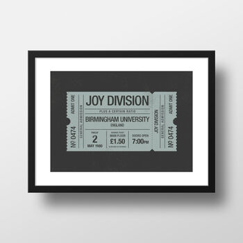 Personalised Concert / Gig Ticket Print, 3 of 6