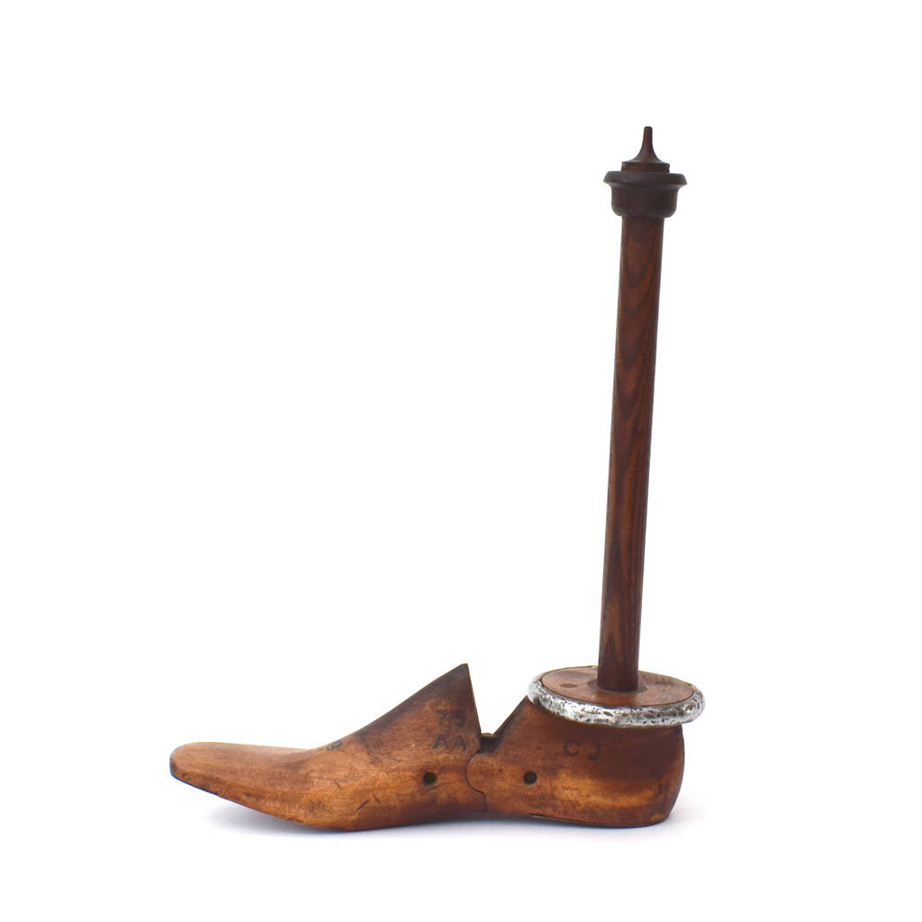 Shoe Last Toilet/Kitchen Roll Holder By Housekeeping