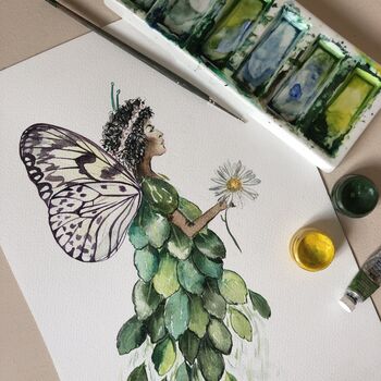 Meadow Wildflower Fairy Card, 2 of 2