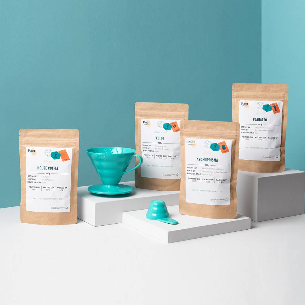 Coffee Discovery Pact And Hario V60 Brew Kit By Pact Coffee