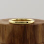 Mens 18ct Gold Polished Court Wedding Ring, thumbnail 5 of 8