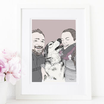 Personalised Portrait With Your Pet, 2 of 12