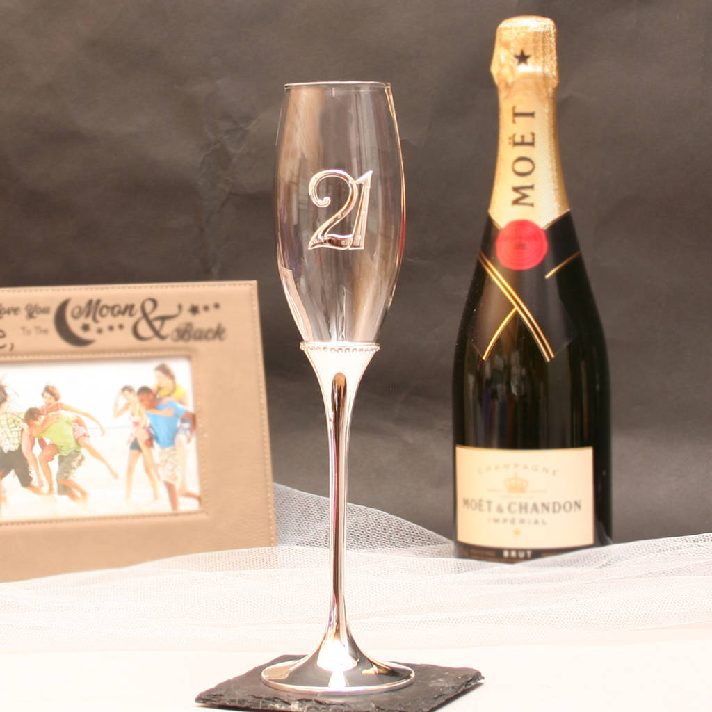 Personalised 21st Champagne Flute By Gifts Online4 U