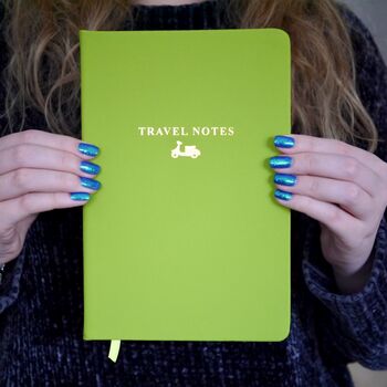 Personalised Travel Notes Notebook, 4 of 12