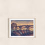 Richmond London Travel Poster Art Print, thumbnail 2 of 8