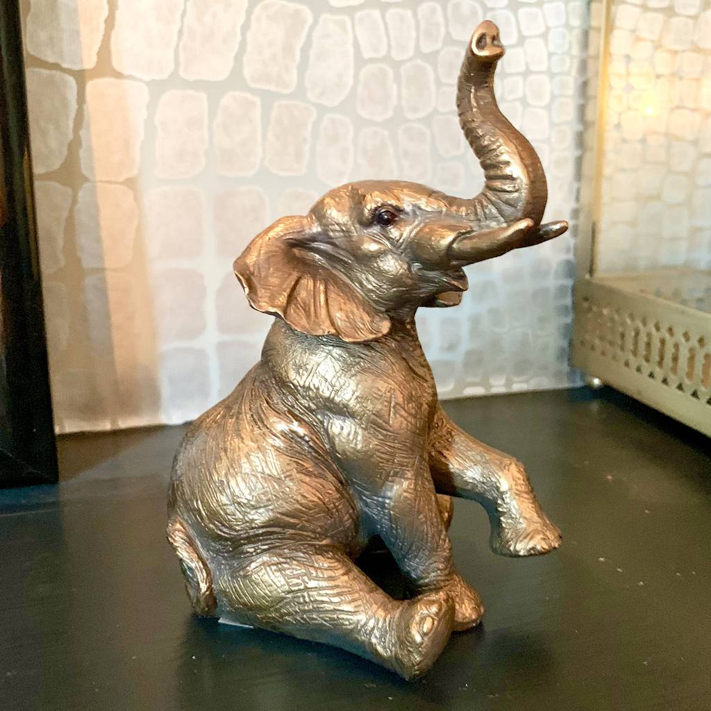 Resin Elephant Ornament By London Garden Trading | notonthehighstreet.com