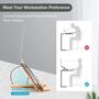 Adjustable Wooden Laptop Riser Stand, thumbnail 9 of 12