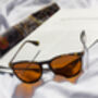Tortoise Shell Traditional Style Sunglasses, thumbnail 8 of 9