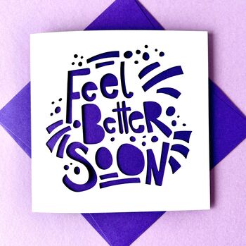 Papercut Get Well Soon Card, 2 of 4