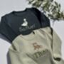 Kids Gift Personalised Pyjama Loungewear Set Animals Designs, thumbnail 1 of 10