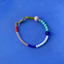 Colourful Beaded Bracelet Multicolour, thumbnail 1 of 3