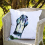 Inky Mallard Outdoor Cushion For Garden Furniture, thumbnail 1 of 9