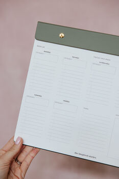 Refillable Weekly Notepad Lined, 4 of 6