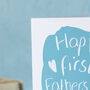 First Father's Day As My Papa Card, thumbnail 2 of 8