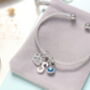 Personalised Paw Print Silver Bracelet Dog Lovers Gift, thumbnail 8 of 10