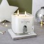 Baby Penguin First Christmas Scented Square Candle, thumbnail 6 of 6