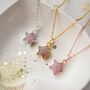 Pink Opal Star Necklace, thumbnail 5 of 11