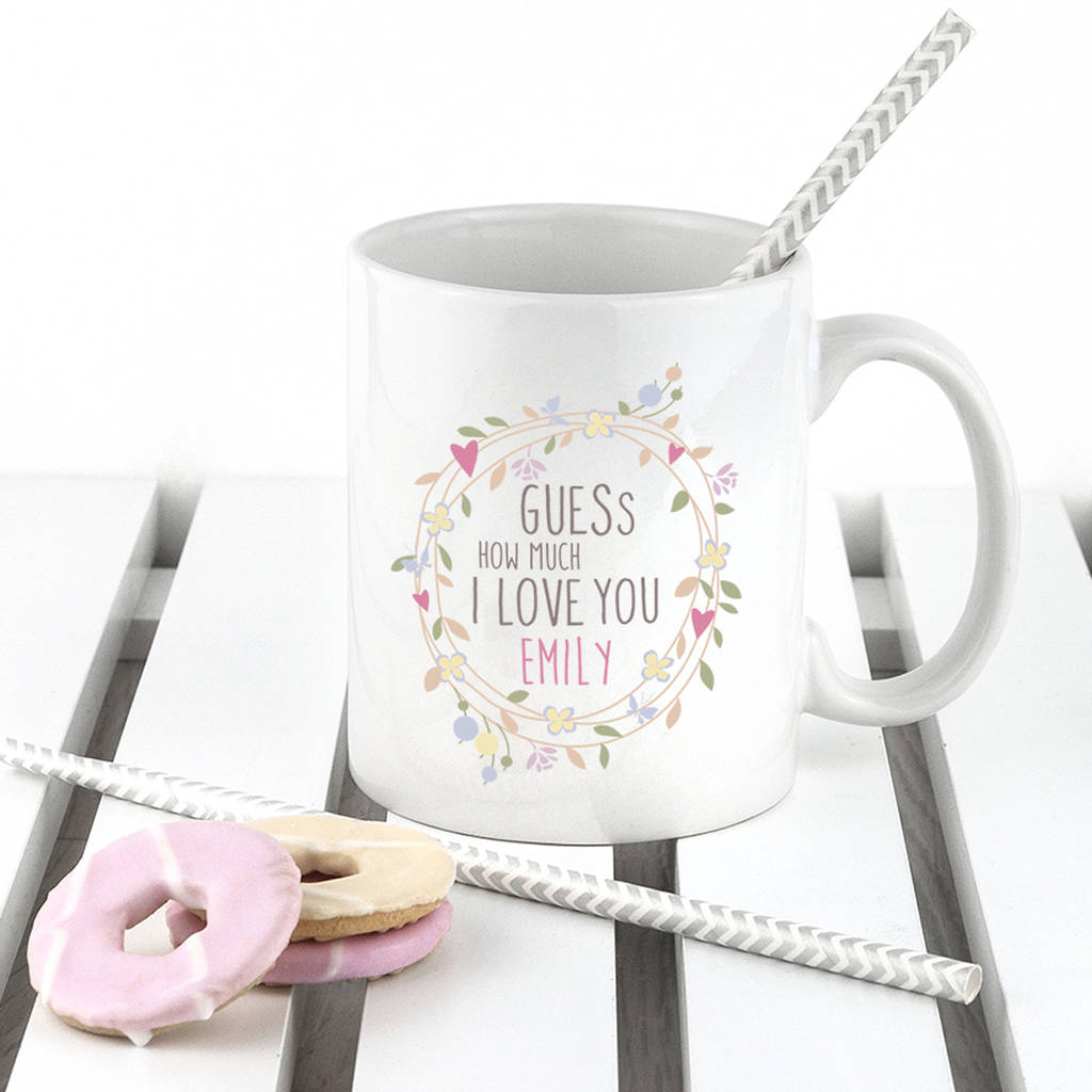 Personalised 'Guess How Much I Love You' Mug By The Letteroom