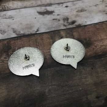 Personalised Design Your Speech Bubble Enamel Pin, 3 of 7