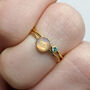 Gold Filled Opal Stacking Ring, thumbnail 1 of 5
